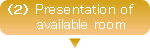 Presentation of available room