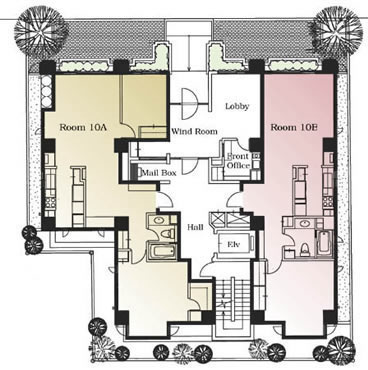 ELITE-INN SHIMIZUZAKA 1st Floor Plans